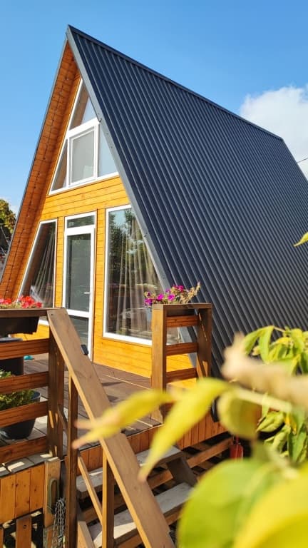 Шале A-Frame с Панорамным Видом на Волгу - Саратов