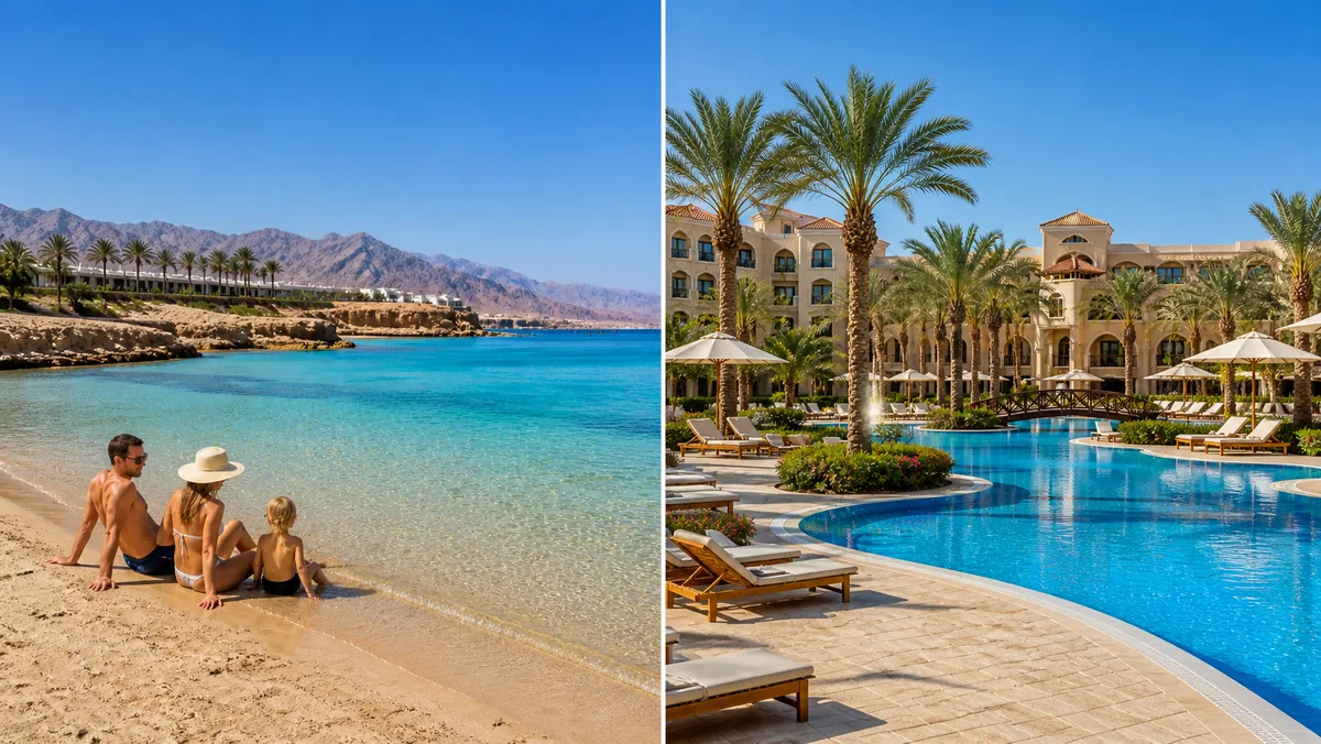 Семья выбирает resort-отель у моря: территория, бассейн и пляжный сценарий